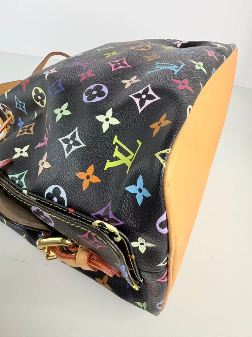 louis vuitton petit noe handbag monogram multicolor - Picture 11 of 13
